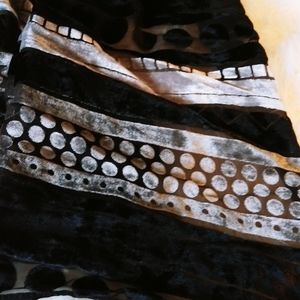 A velvet patterned scarf from charming charlies